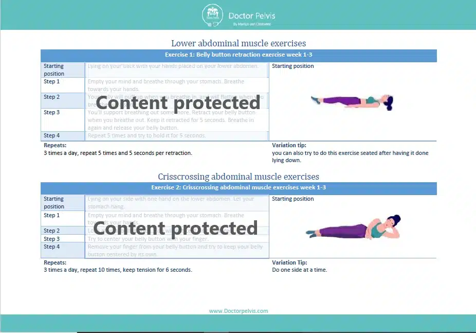 Pelvic floor exercises Afther childbirth beginner