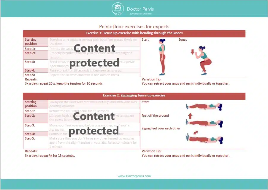 Strengthening pelvic floor exercises Men expert